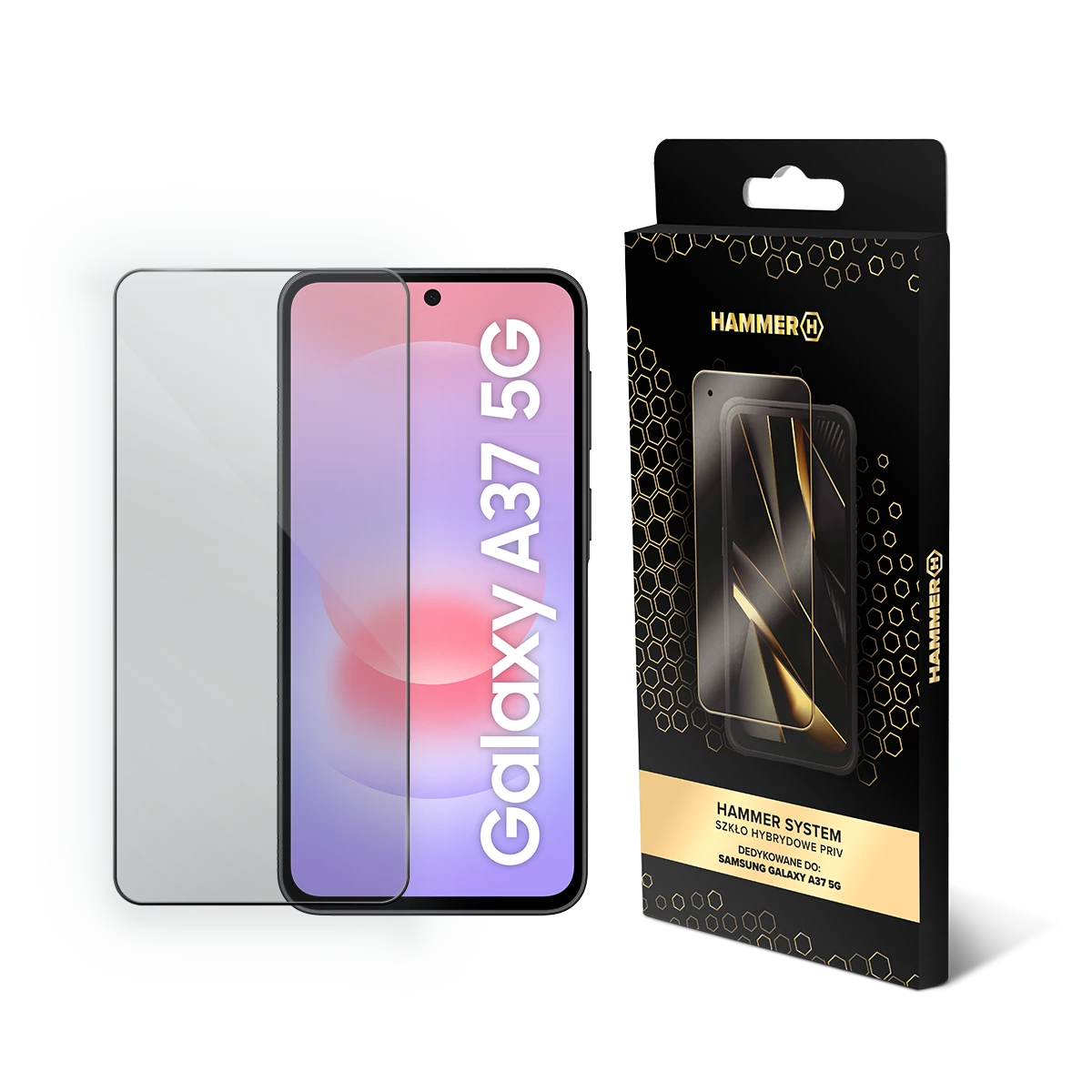 HAMMER SYSTEM Szkło hybrydowe PRIV dla Samsung Galaxy A37 5G