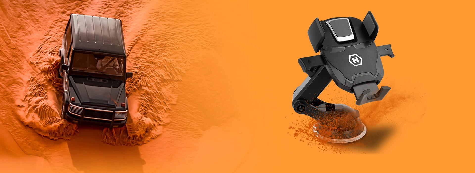 MyPhone Hammer Extreme Supporto Auto Con Ventosa Per Cellulari Fino A 7 Pollici